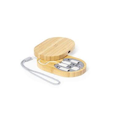 Cargador Qi 15W con Set de Cables