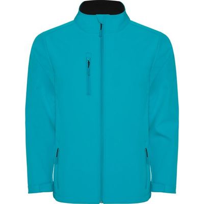 Cazadora Softshell con cremallera invertida Aguamarina M