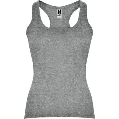 Camiseta entallada estilo nadadora Gris Vigore L
