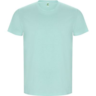 Camiseta Algodón Orgánico Manga Corta Verde Menta 3Xl