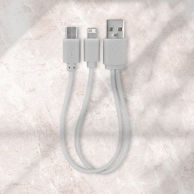 Cable 3 en 1 MicroUSB/Lightning