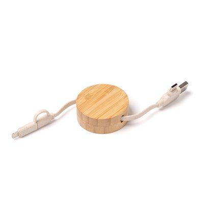 Cable cargador extensible USB y tipo C