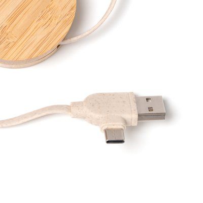 Cable cargador extensible USB y tipo C