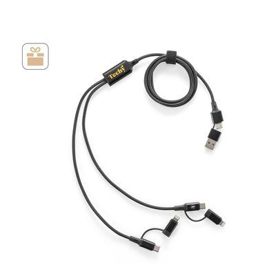 Cable USB 6 en 1 carga ultrarrápida