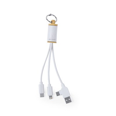 Cables Carga USB/Tipo C Eco-Friendly Bla