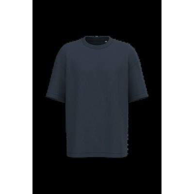 Camiseta oversize algodón orgánico Navy Blue S