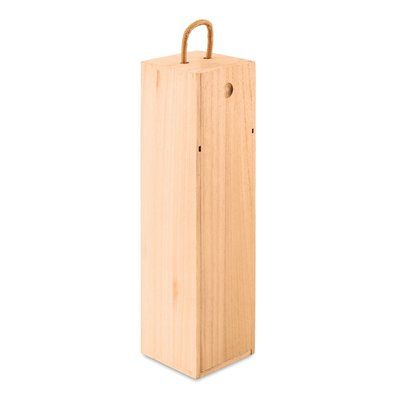 Caja para 1 botella de vino en madera de paulownia Madera
