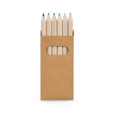 Caja con 6 Lápices de Colores