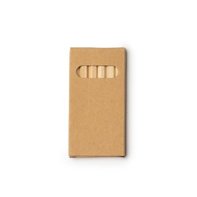 Caja de 6 lápices de madera