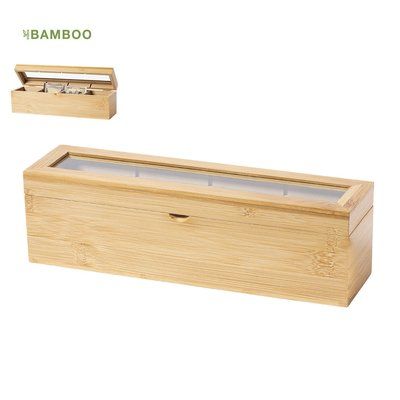 Caja para Té de Bambú