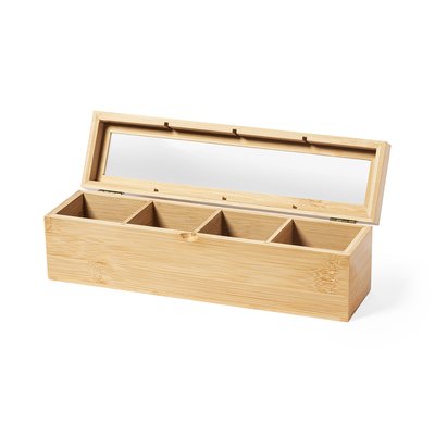 Caja para Té de Bambú