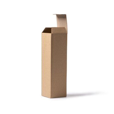 Caja de cartón alargada