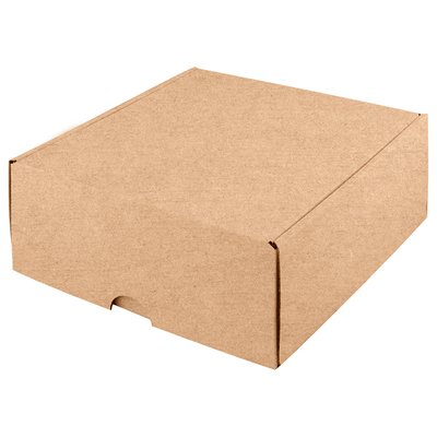 Caja de cartón automontable Kraft