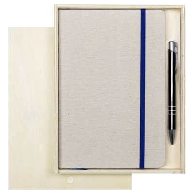 Caja para Libreta A5 y Bolígrafo en MDF