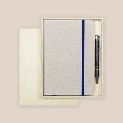 Caja para Libreta A5 y Bolígrafo en MDF