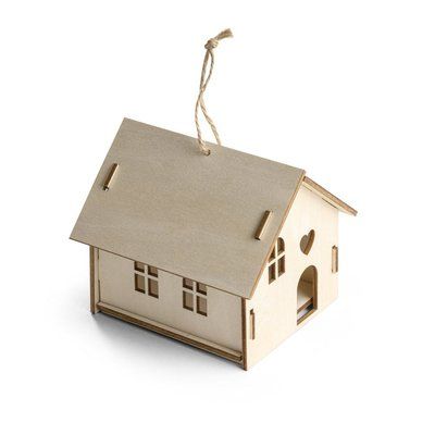 Caja navideña de madera
