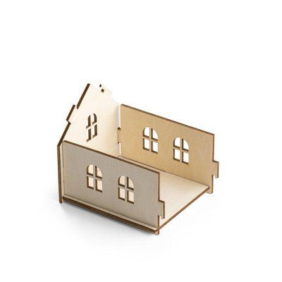 Caja navideña de madera