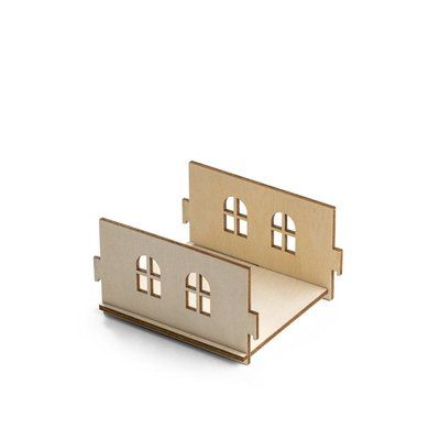 Caja navideña de madera