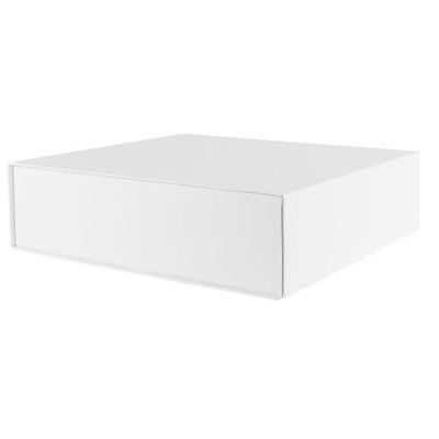 Caja plegable de cartón con cierre magnético Blanco