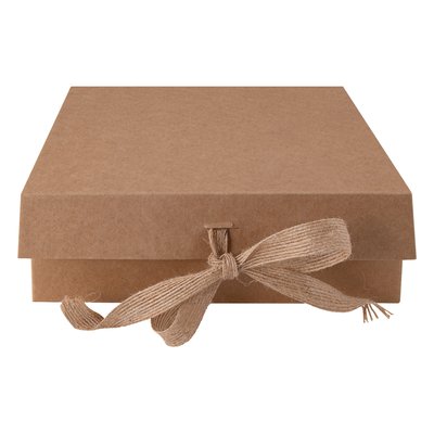 Caja Regalo Plegable de Cartón con Lazo