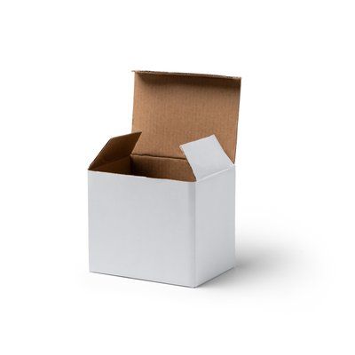 Caja para taza de cartón corrugado