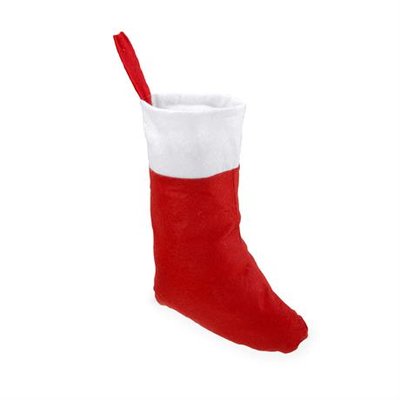 Calcetín navideño rojo para colgar