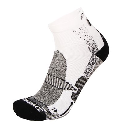 Calcetines bajos para carrera White / Black 35/37 EU