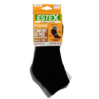 Calcetines cortos pack de 3 pares