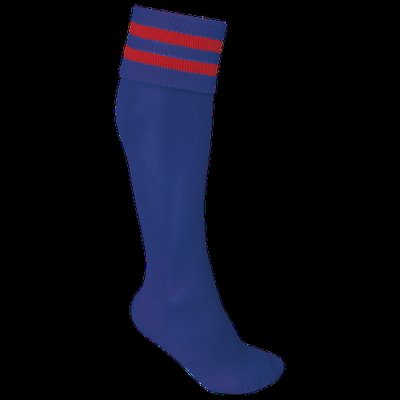 Calcetines deportivos altos Dark Royal Blue / Sporty Red 31/34 EU