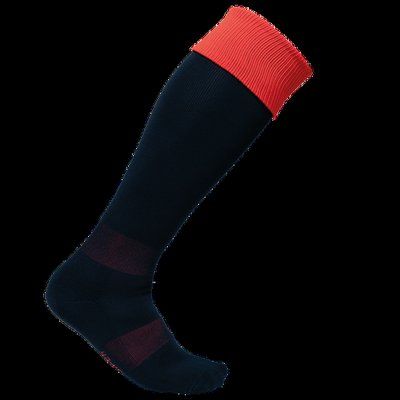 Calcetines deportivos antideslizantes Black / Sporty Red 39/42