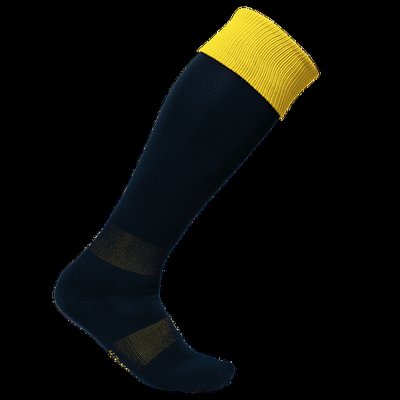 Calcetines deportivos antideslizantes Black / Sporty Yellow 31/34 EU