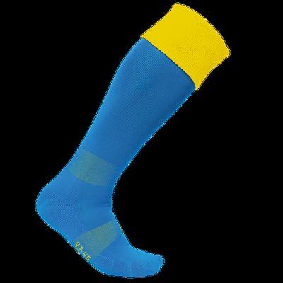 Calcetines deportivos antideslizantes Sporty r blue/Sporty yellow 39/42