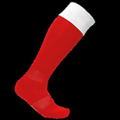 Calcetines deportivos antideslizantes Sporty Red / White 27/30 EU