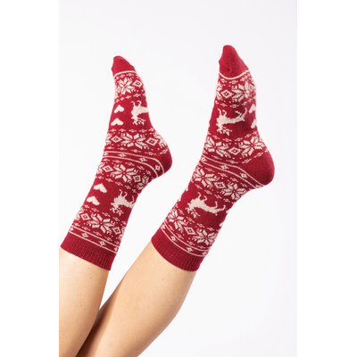 Calcetines de invierno con renos