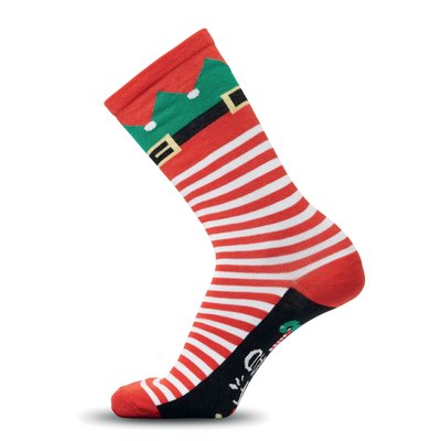 Calcetines de Navidad Blanco/Rojo
