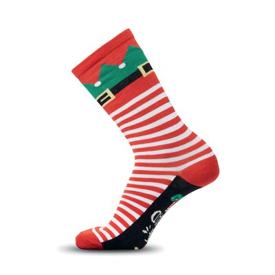 Calcetines Navideños talla 38-42 Blanco/Rojo
