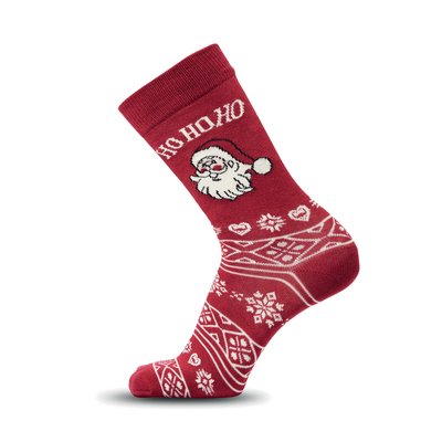Calcetines Navideños talla 38-42 Burdeos