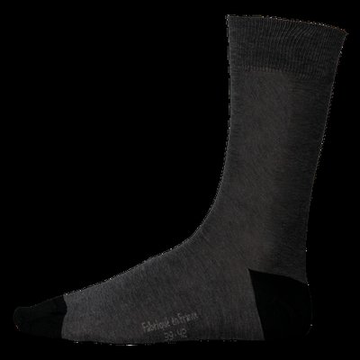 Calcetines de vestir algodón orgánico Dark Grey Heather / Black 39/42 EU
