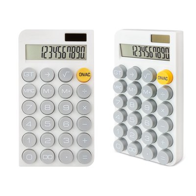 Calculadora Profesional 15x8,5 con Pilas Blanco