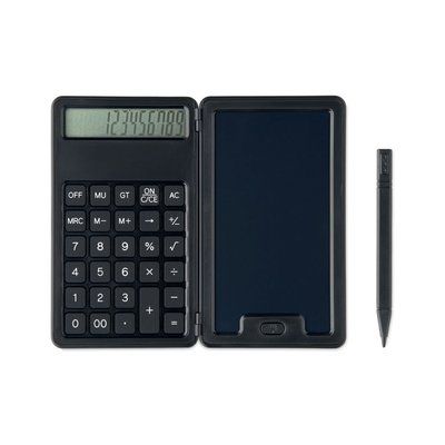 Calculadora con tableta LCD de 5 pulgadas y lápiz óptico Negro