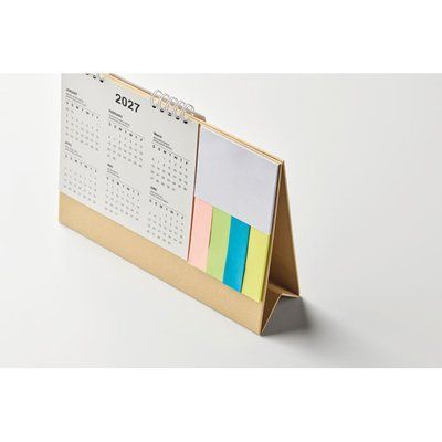 Calendario con bloc de notas