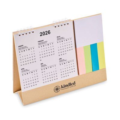 Calendario con bloc de notas