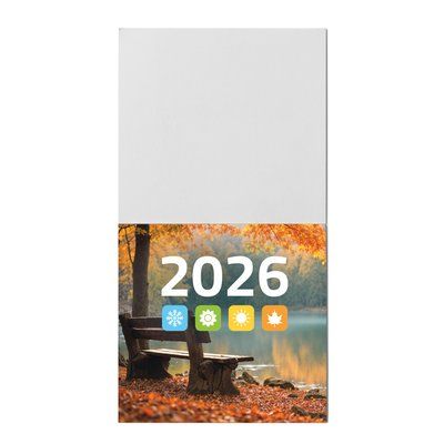 Calendario imantado diseño mes en curso Blanco Talla Única Adulto