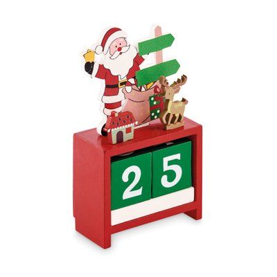Calendario navideño de madera Surtido