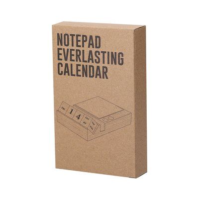 Calendario perpetuo de bambú