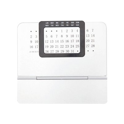 Calendario perpetuo personalizado con soporte plegable