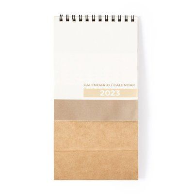 Calendario Sobremesa 3 Meses Anillado y Reciclado