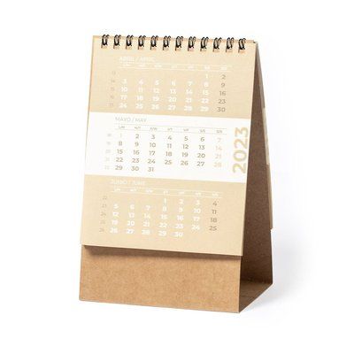 Calendario Sobremesa 3 Meses Anillado y Reciclado