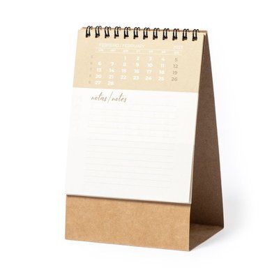 Calendario Sobremesa 3 Meses Anillado y Reciclado