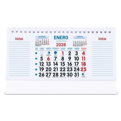 Calendario Sobremesa Bilingüe